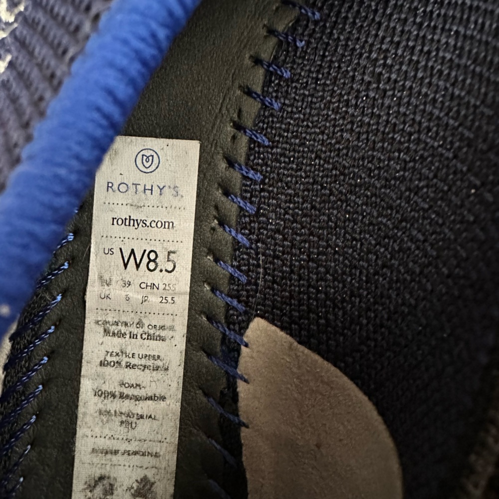 Rothy’s 8.5 - blue ballet flat - Picture 3 of 4